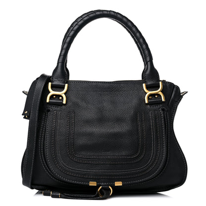 Chloe Calfskin Medium Marcie Satchel Black 1 of 18