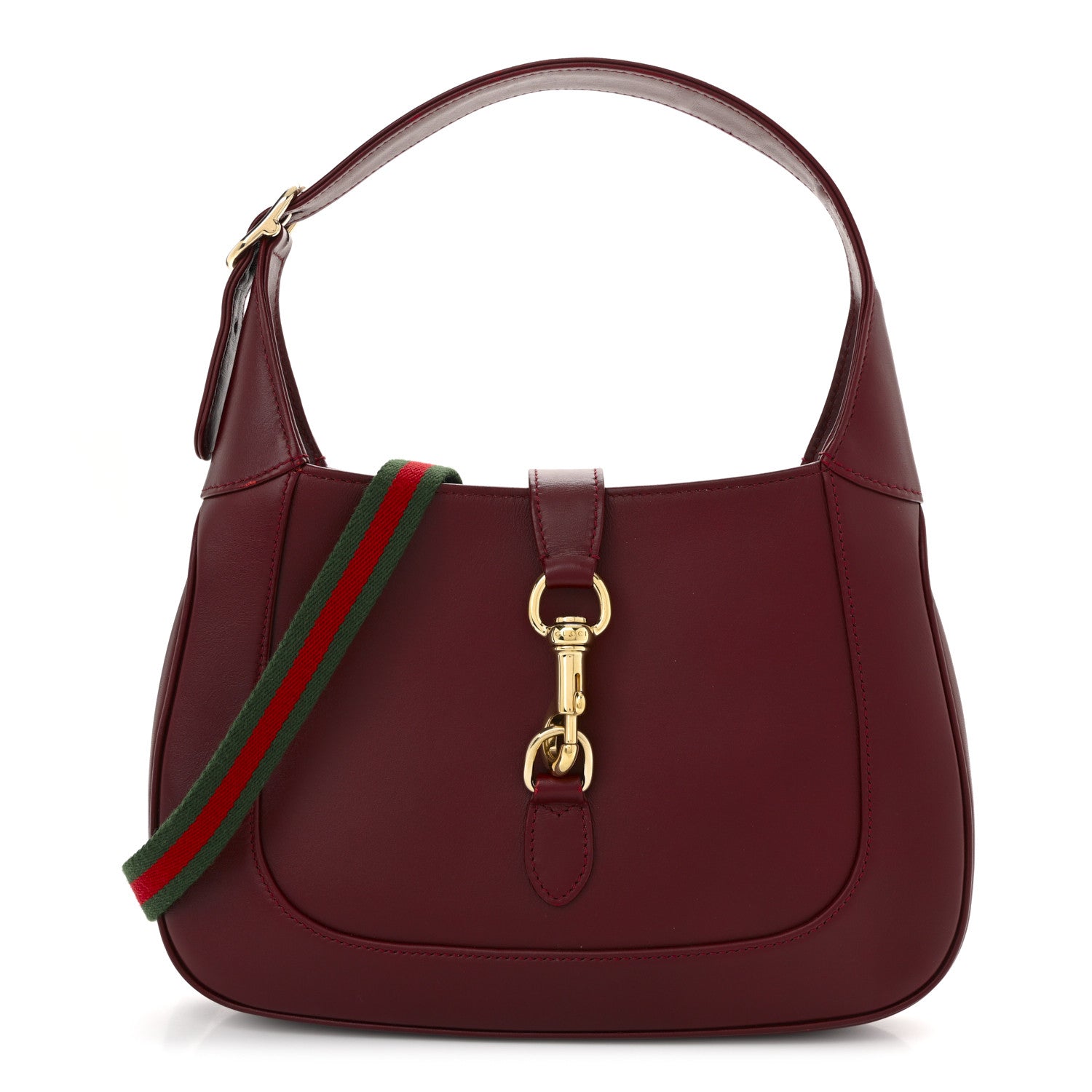 Gucci Ancora Calfskin Small Jackie Shoulder Bag Rosso 1 of 11