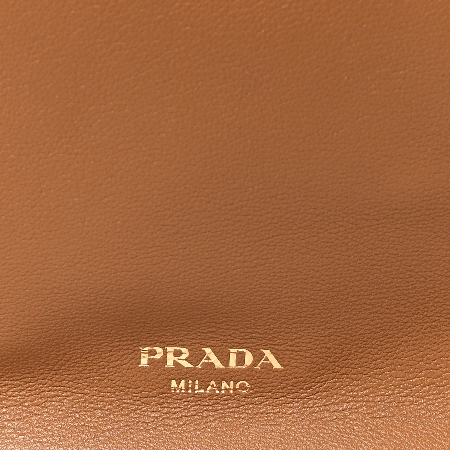 Prada Soft Calfskin Large Shoulder Bag Caramel 7 of 10