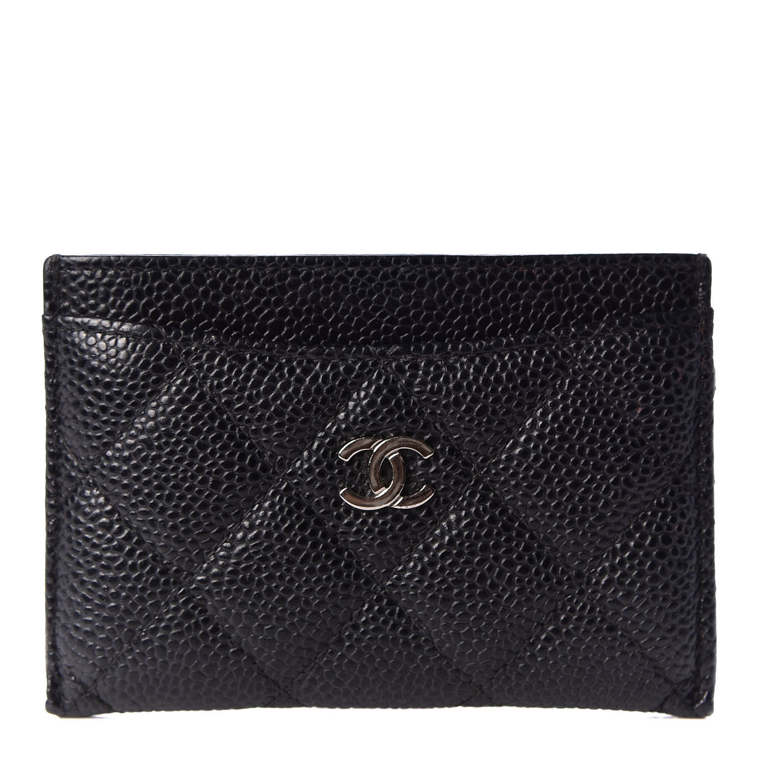 Chanel Caviar Quilted Card Holder Black 1 of 9