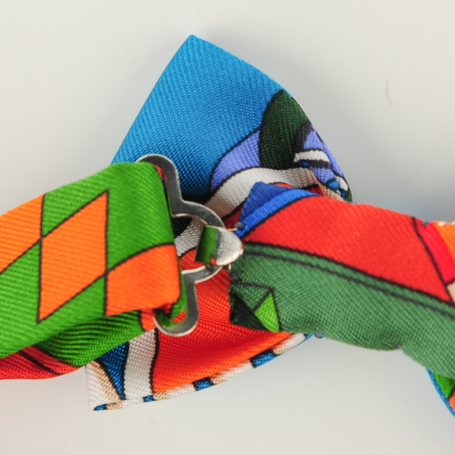 Hermes Silk Twill Flots, Fleurs Et Frontaux Mini Bow Tie 5 of 8