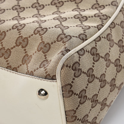Gucci Monogram Peggy Braided Tote Off White 11 of 19