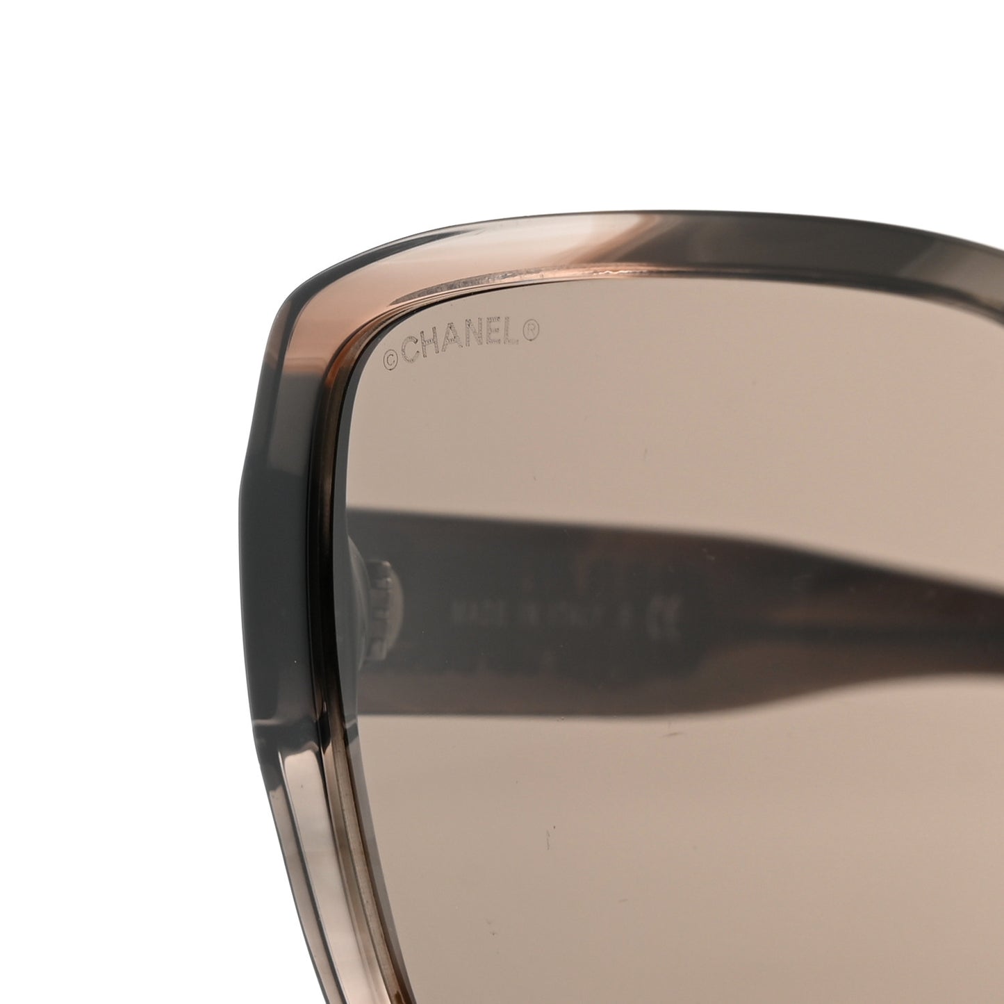 Acetate Polarized Square Sunglasses 5408-A Brown