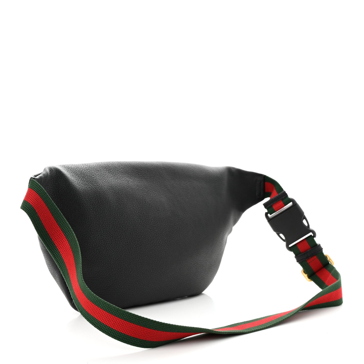 Gucci Grained Calfskin Logo Belt Bag Black 3 of 10