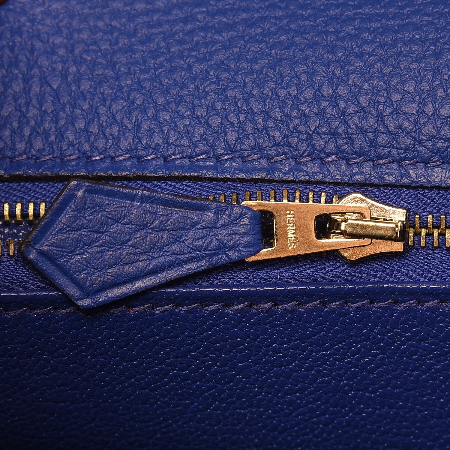 Hermes Togo Kelly Retourne 32 Bleu Electrique 19 of 35