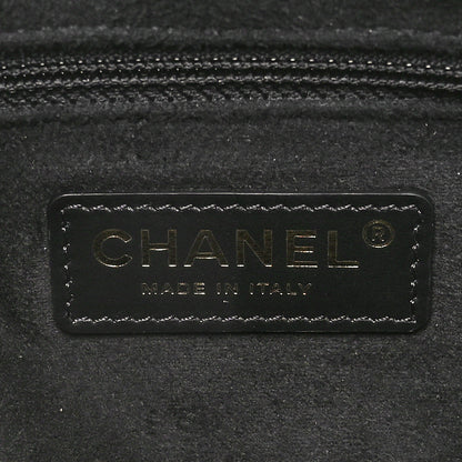 Chanel Caviar Deauville Drawstring Bucket Bag Black 7 of 10