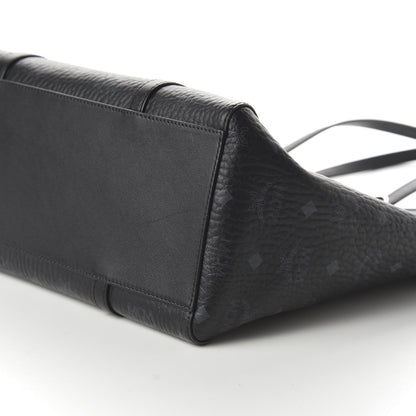 MCM Visetos Toni Shopper Tote Black 7 of 10