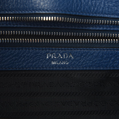 Prada Vitello Phenix Side Zip Tote Inchiostro 6 of 9