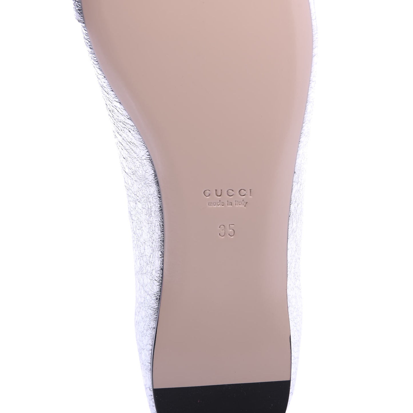 Galassia GG Marmont Fringe Flats 35 Argento