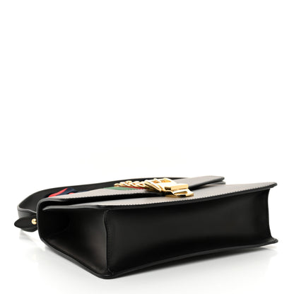 Gucci Calfskin Small Sylvie Shoulder Bag Black 4 of 10