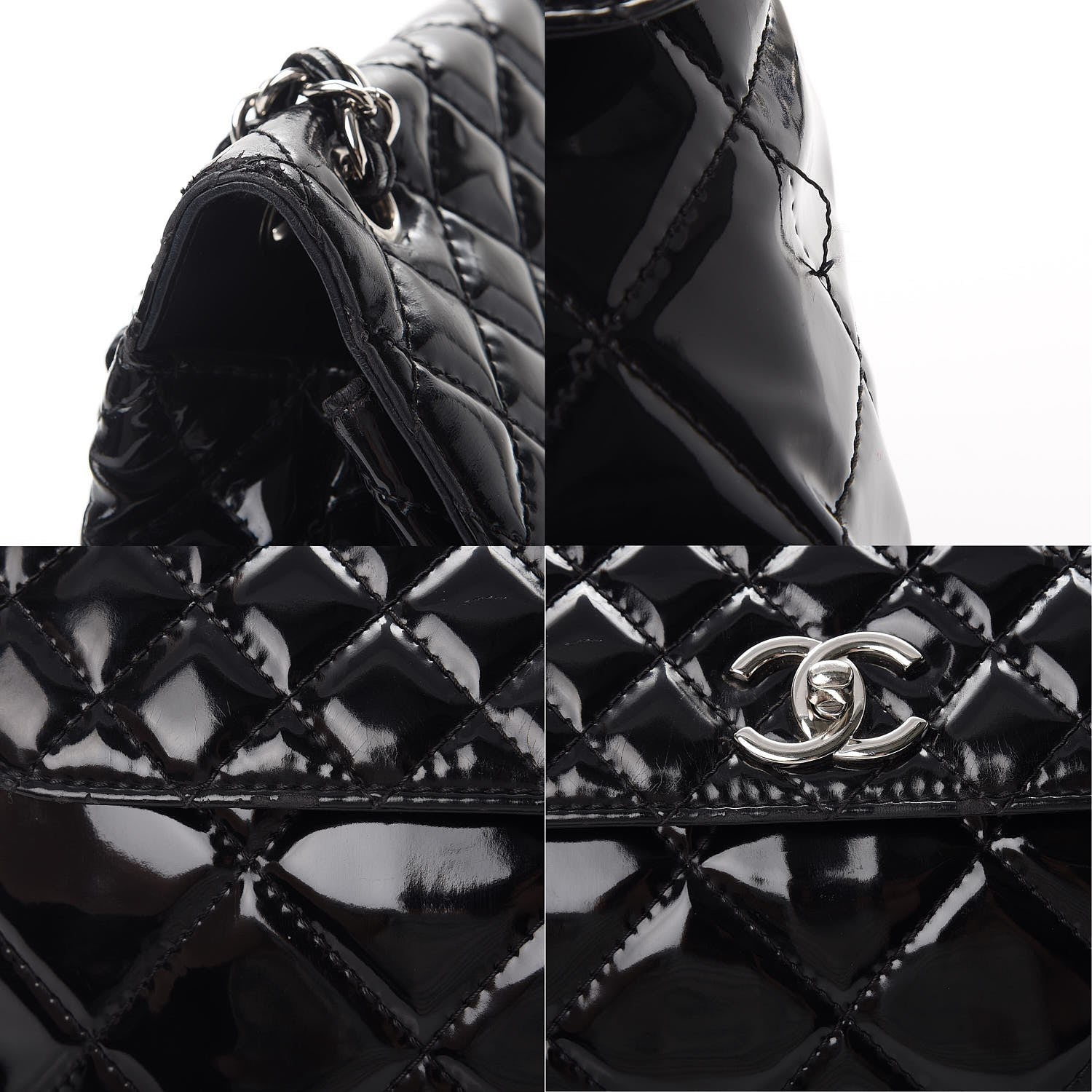 Chanel Vinyl Quilted In the Business Flap Bag Black 10 of 11