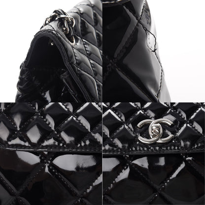 Chanel Vinyl Quilted In the Business Flap Bag Black 10 of 11