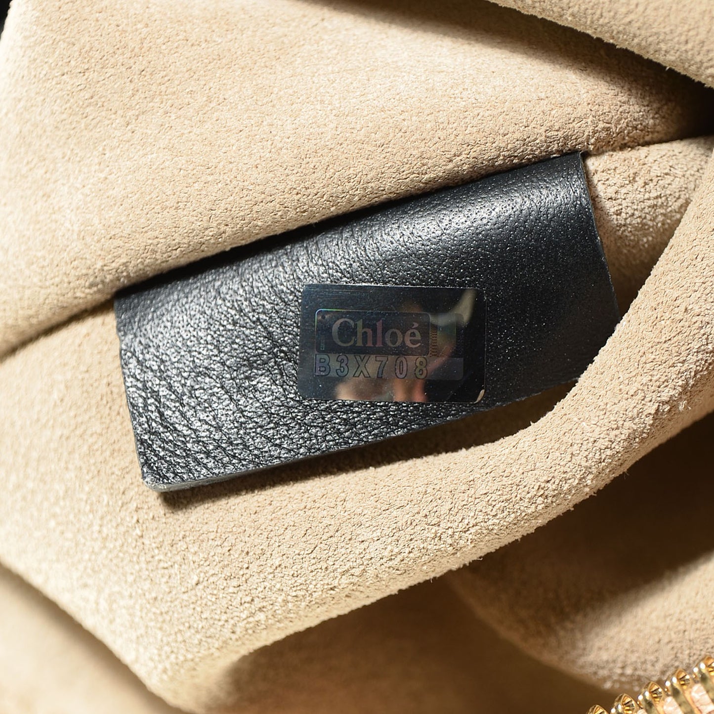 Suede Calfskin Medium Faye Shoulder Bag Black