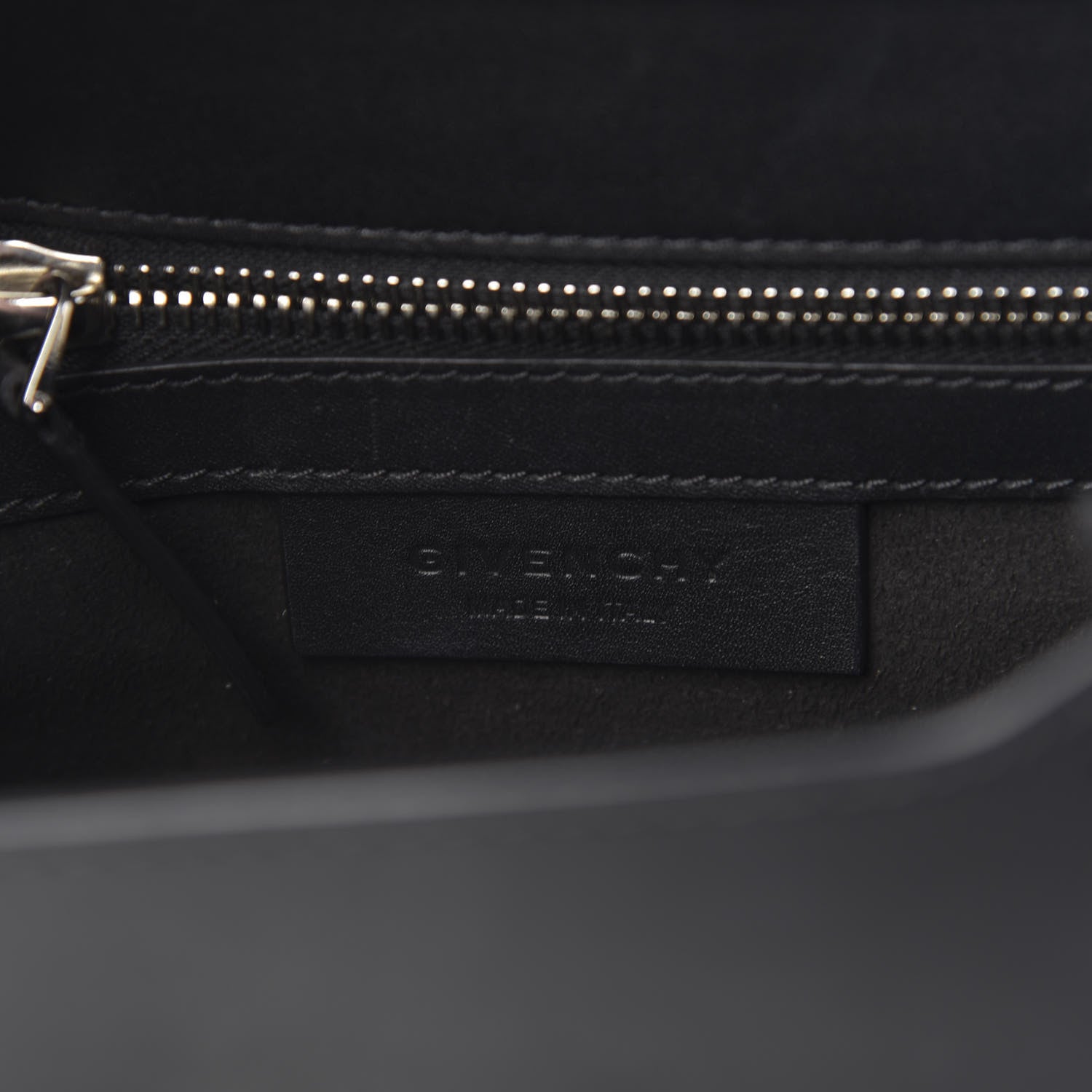 Givenchy Calfskin Studded Mini Pandora Box Crossbody Bag Black 6 of 12