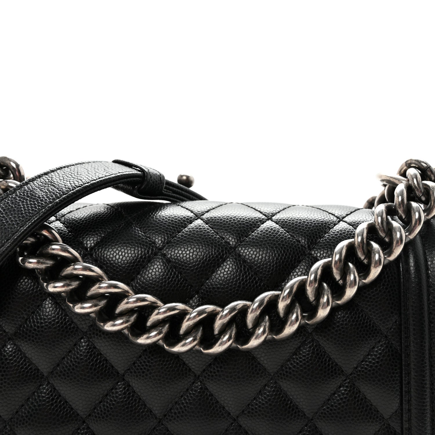 Chanel Caviar Quilted Small Boy Flap Black 6 of 10
