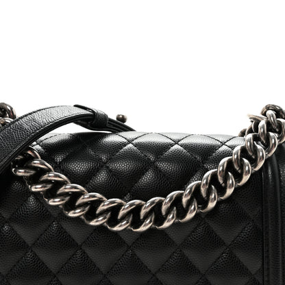 Chanel Caviar Quilted Small Boy Flap Black 6 of 10