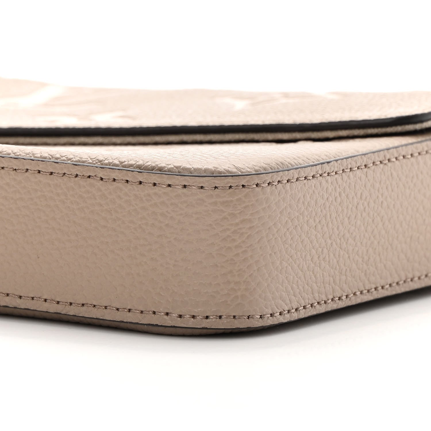 Louis Vuitton Empreinte Monogram Giant Felicie Pochette Tourterelle Creme 11 of 15