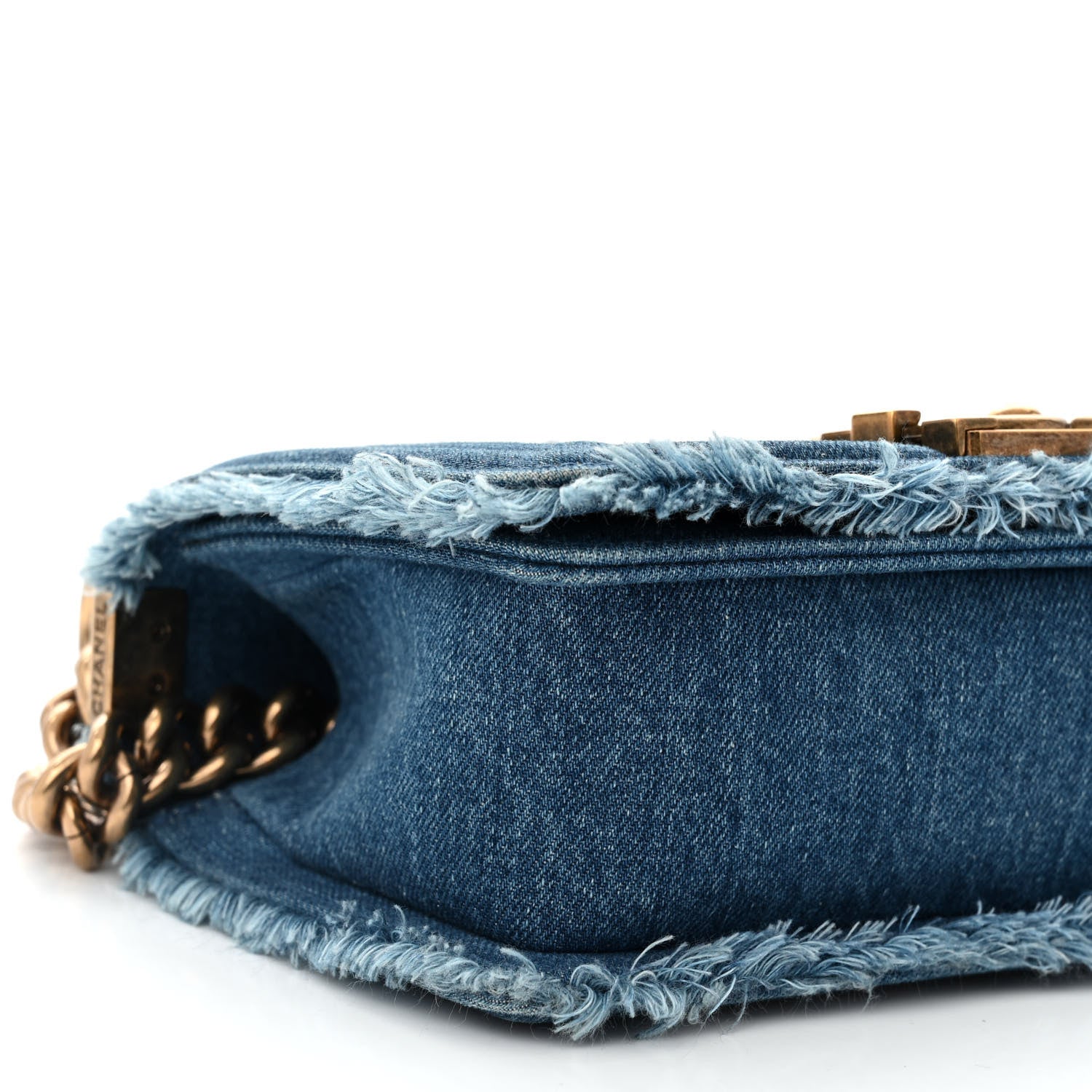 Chanel Denim Patchwork Small Boy Flap Blue 9 of 11