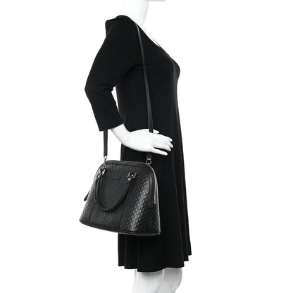 Gucci Microguccissima Medium Dome Bag Black 2 of 10