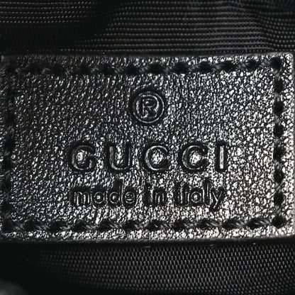 Gucci Sakai Be Green Calfskin Diagonal Stitched Mini Blondie Bucket Bag Black 6 of 10