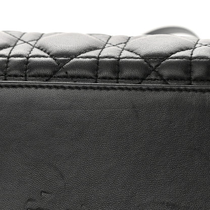 Christian Dior Lambskin Cannage Large Lady Dior Black 13 of 19