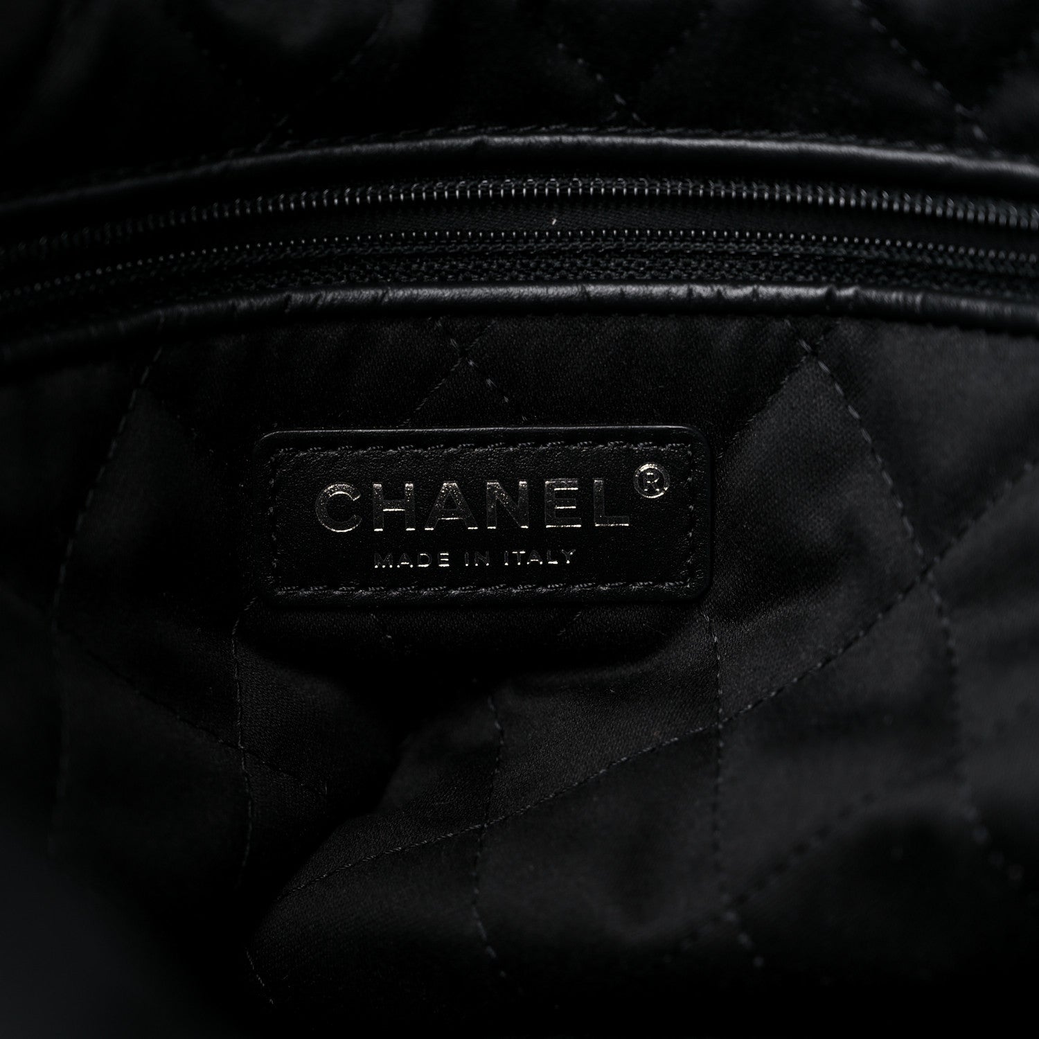 Chanel Shiny Calfskin Quilted Small Chanel 22 Black 7 of 11