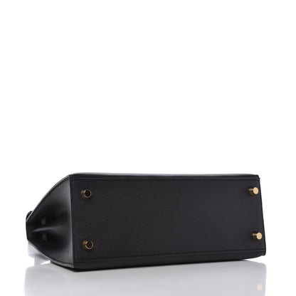 Hermes Epsom Kelly Sellier 25 Black 4 of 10