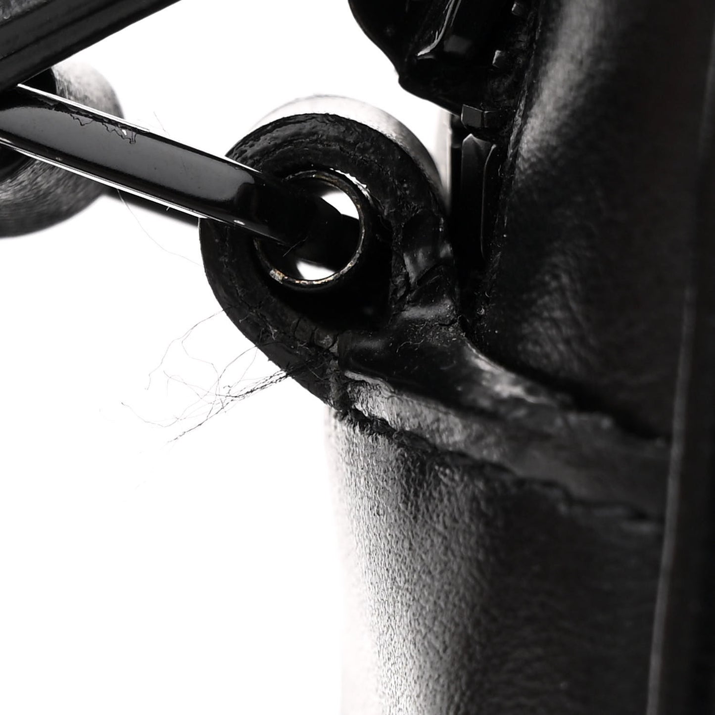 Calfskin Matelasse Monogram Monochrome Lou Camera Bag Black