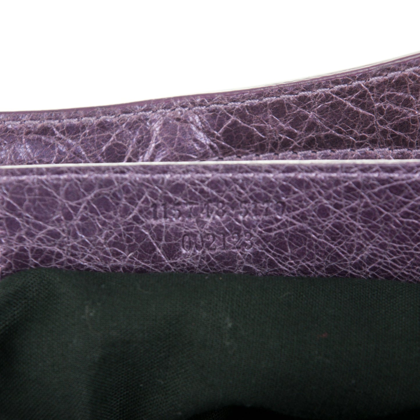 Agneau Classic Hardware City Metallic Purple