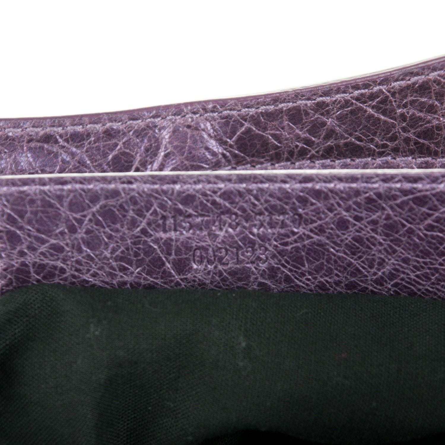 Balenciaga Agneau Classic Hardware City Metallic Purple 7 of 9