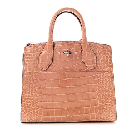 Louis Vuitton Alligator City Steamer PM Sienna Nude 1 of 9