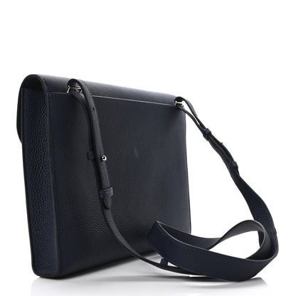Hermes Togo Sac A Depeches 29 Messenger Bag Bleu Nuit 3 of 10