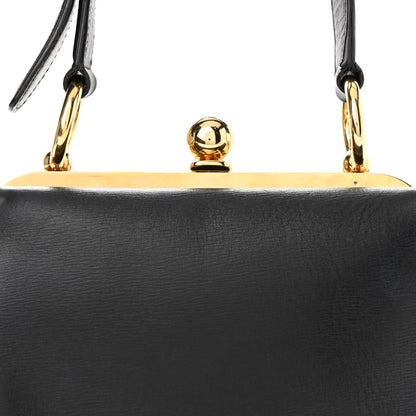Dolce & Gabbana Calfskin Agata Shoulder Bag Black 7 of 9