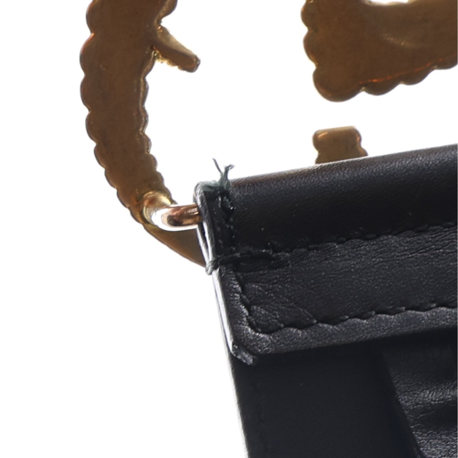 Gucci Moon Calfskin Torchon Double G 40mm Belt 90 36 Black 6 of 6