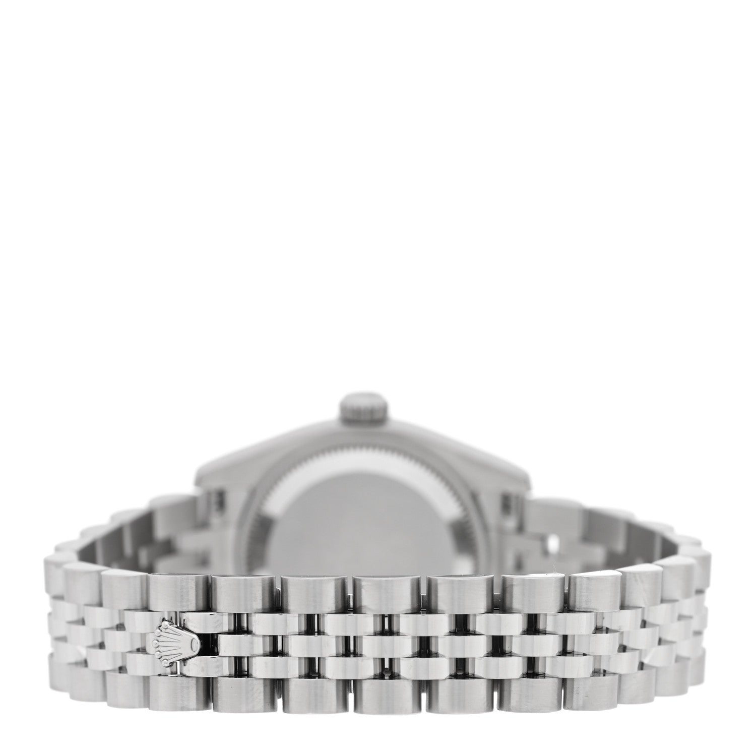 Rolex Stainless Steel 18K White Gold Diamond 26mm Oyster Perpetual Datejust Watch Black 179174 3 of 4