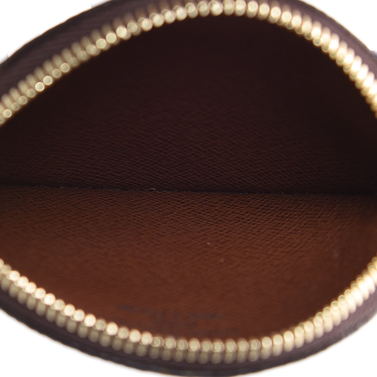 Monogram Round Coin Purse