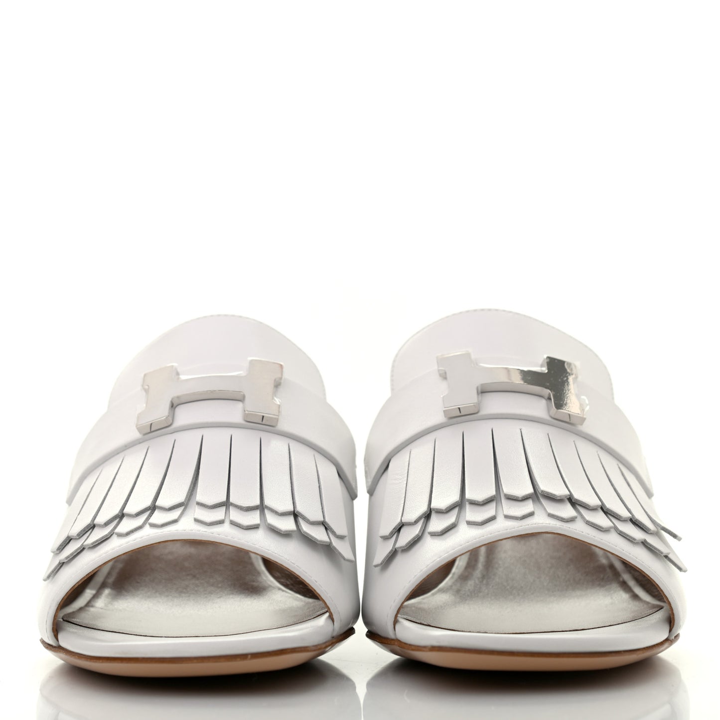 Calfskin Alma Sandals 36.5 White