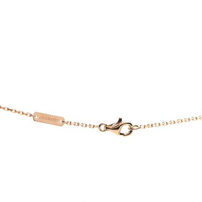 Van Cleef & Arpels 18K Yellow Gold Carnelian Vintage Alhambra Pendant Necklace 4 of 6