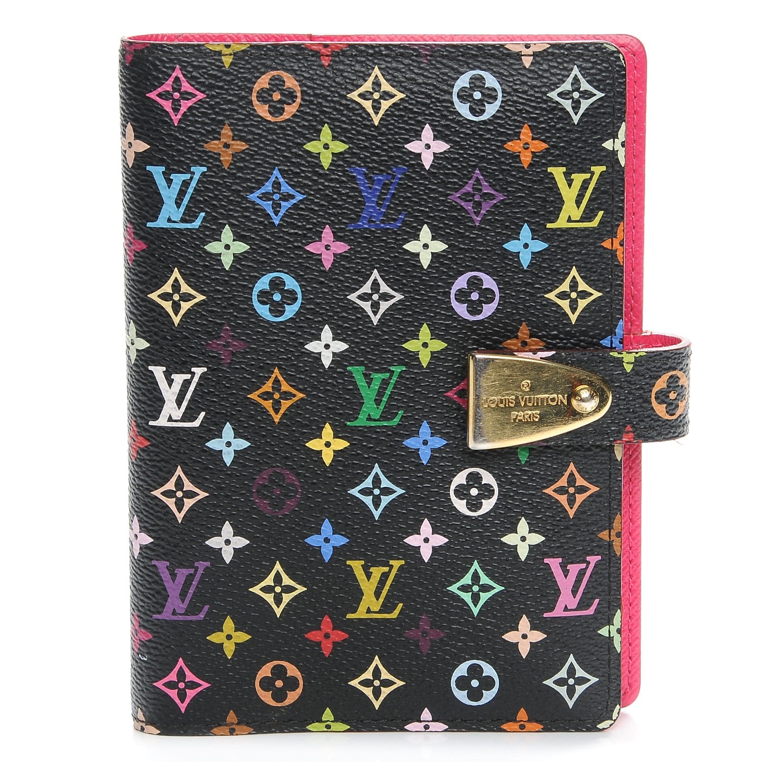 Louis Vuitton Monogram Multicolor Partenaire Agenda Cover PM Black Grenade 1 of 7