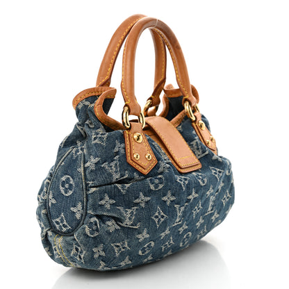 Louis Vuitton Monogram Denim Pleaty Blue 3 of 13