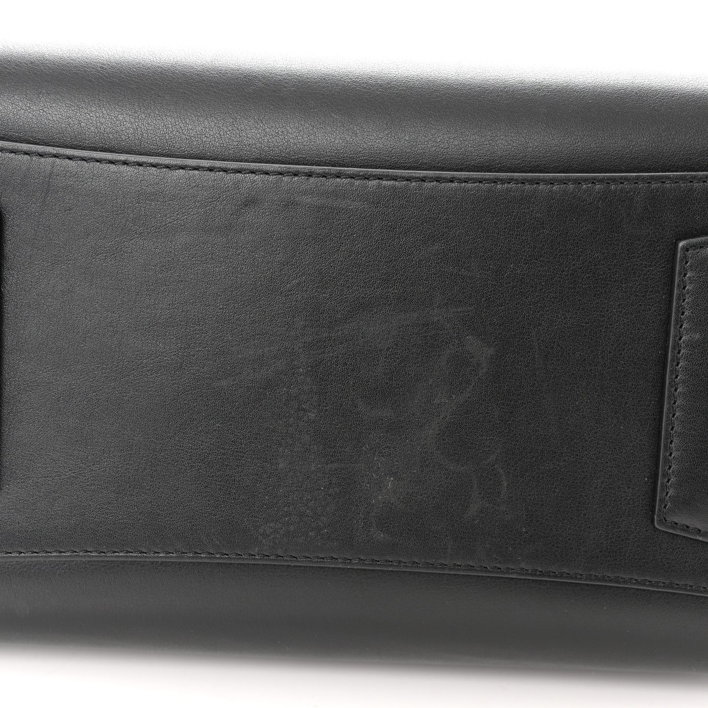 Calfskin Signature Logo Small Antigona Black