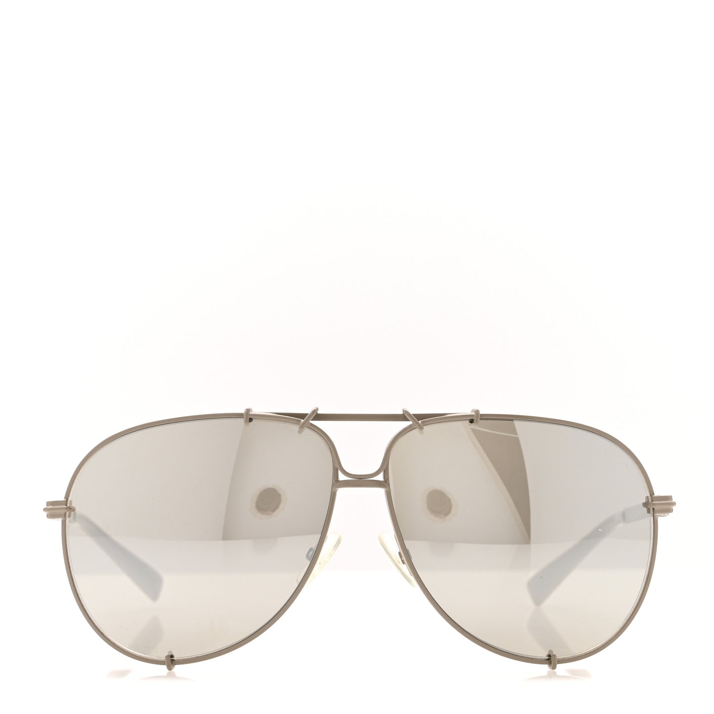 Homme Mens Aviator Sunglasses 5T2SS Light Grey