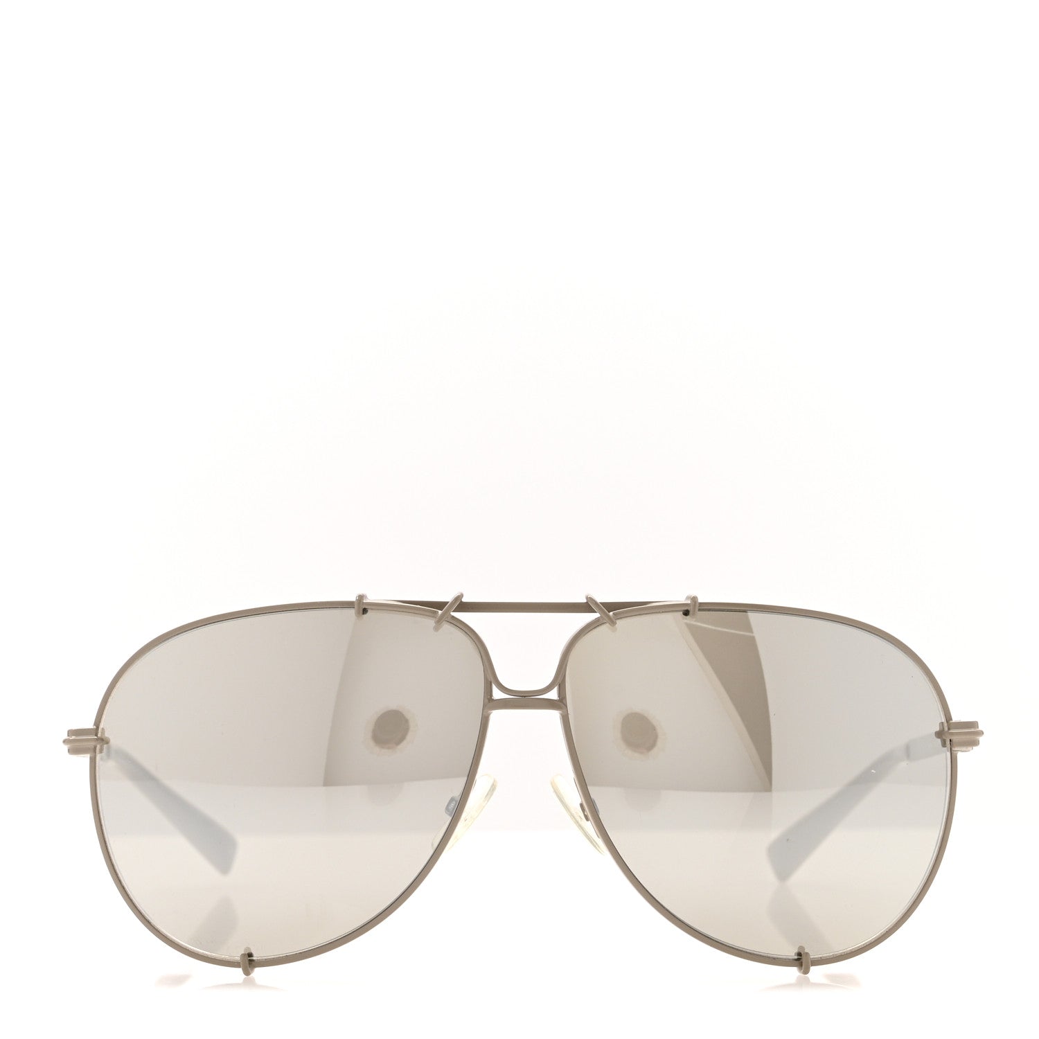 Christian Dior Homme Mens Aviator Sunglasses 5T2SS Light Grey 2 of 7