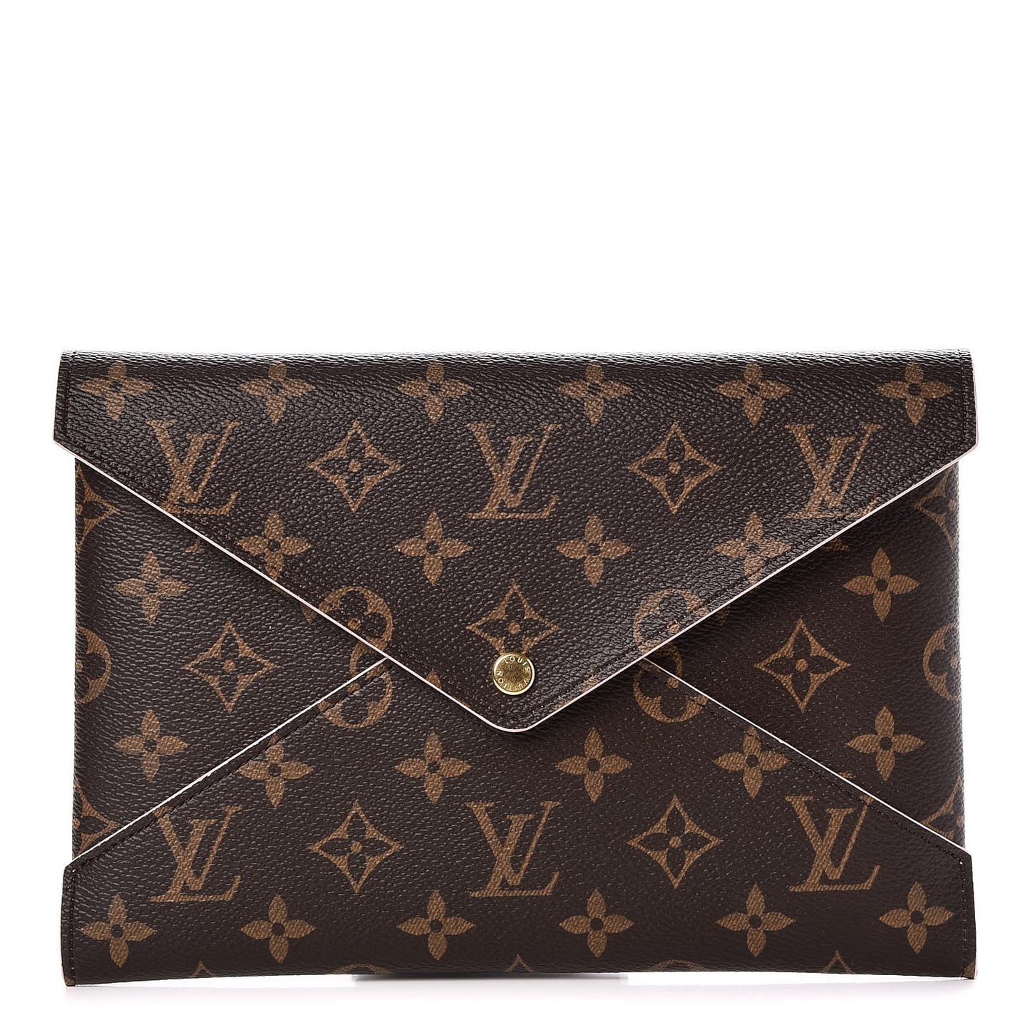 Monogram Large Kirigami Pochette Insert Rose Ballerine