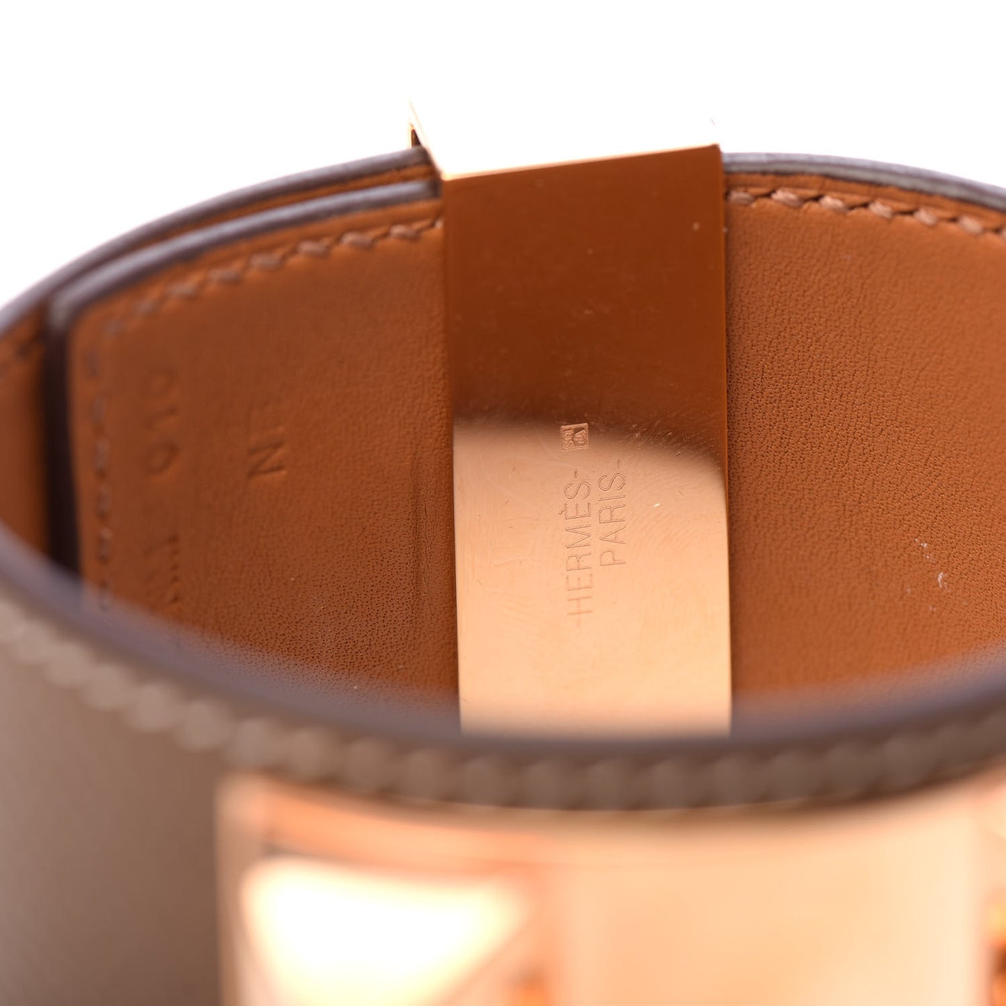 Epsom Collier de Chien CDC Bracelet T3 Etoupe