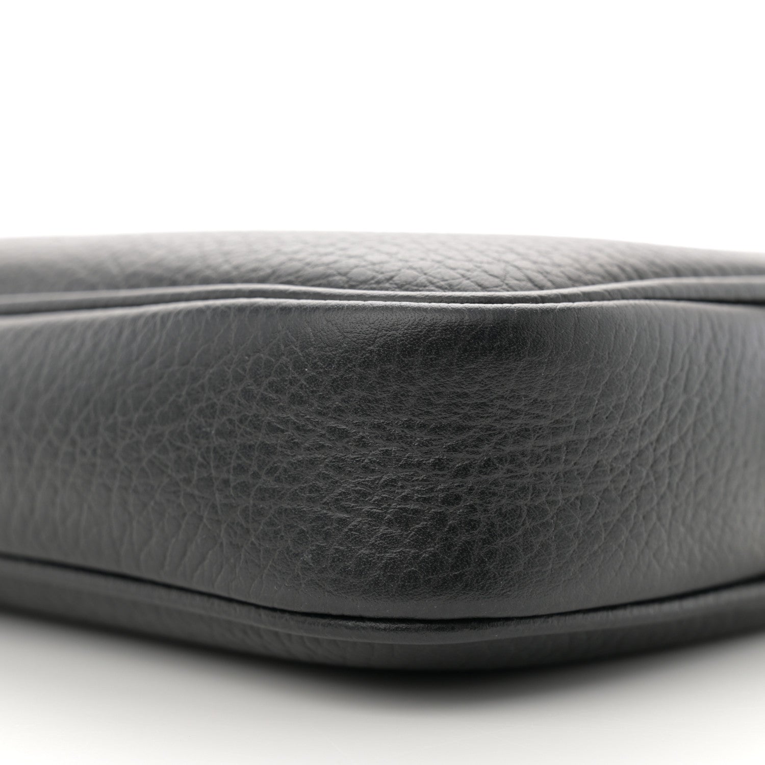 Gucci Dollar Calfskin Super Mini GG Marmont Chain Shoulder Bag Black 10 of 11