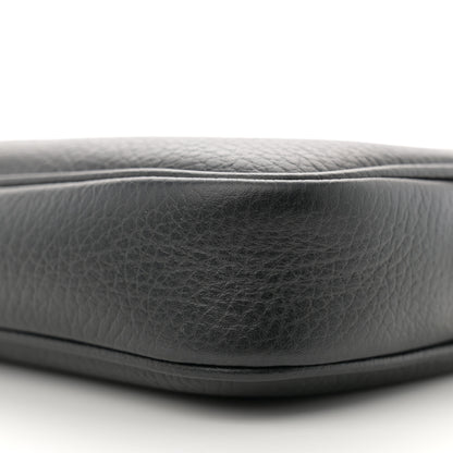 Gucci Dollar Calfskin Super Mini GG Marmont Chain Shoulder Bag Black 10 of 11