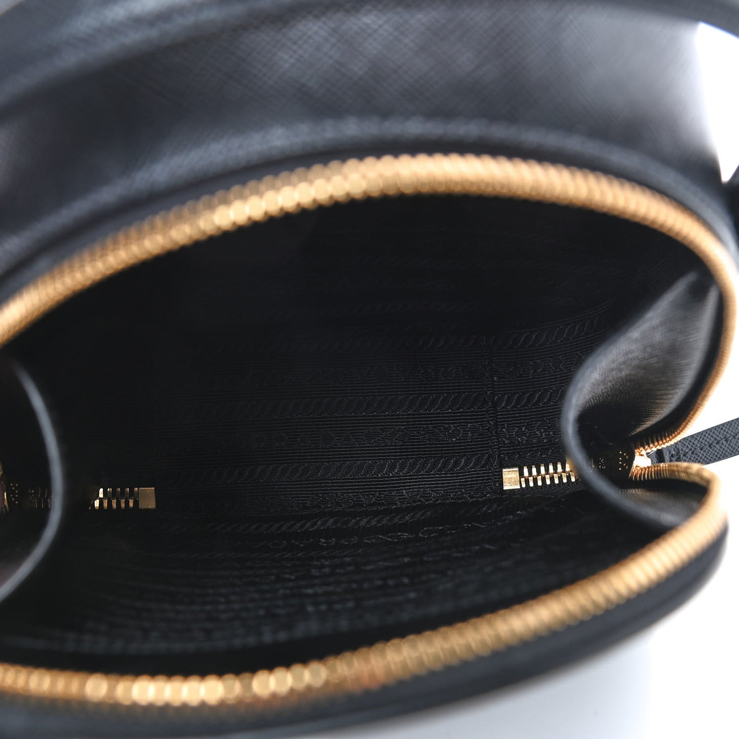 Saffiano Lux Mini Odette Backpack Black