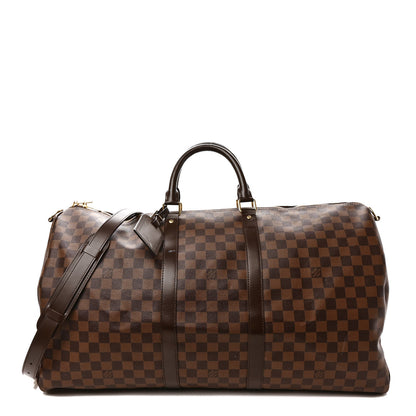 Louis Vuitton Damier Ebene Keepall Bandouliere 55 1 of 12