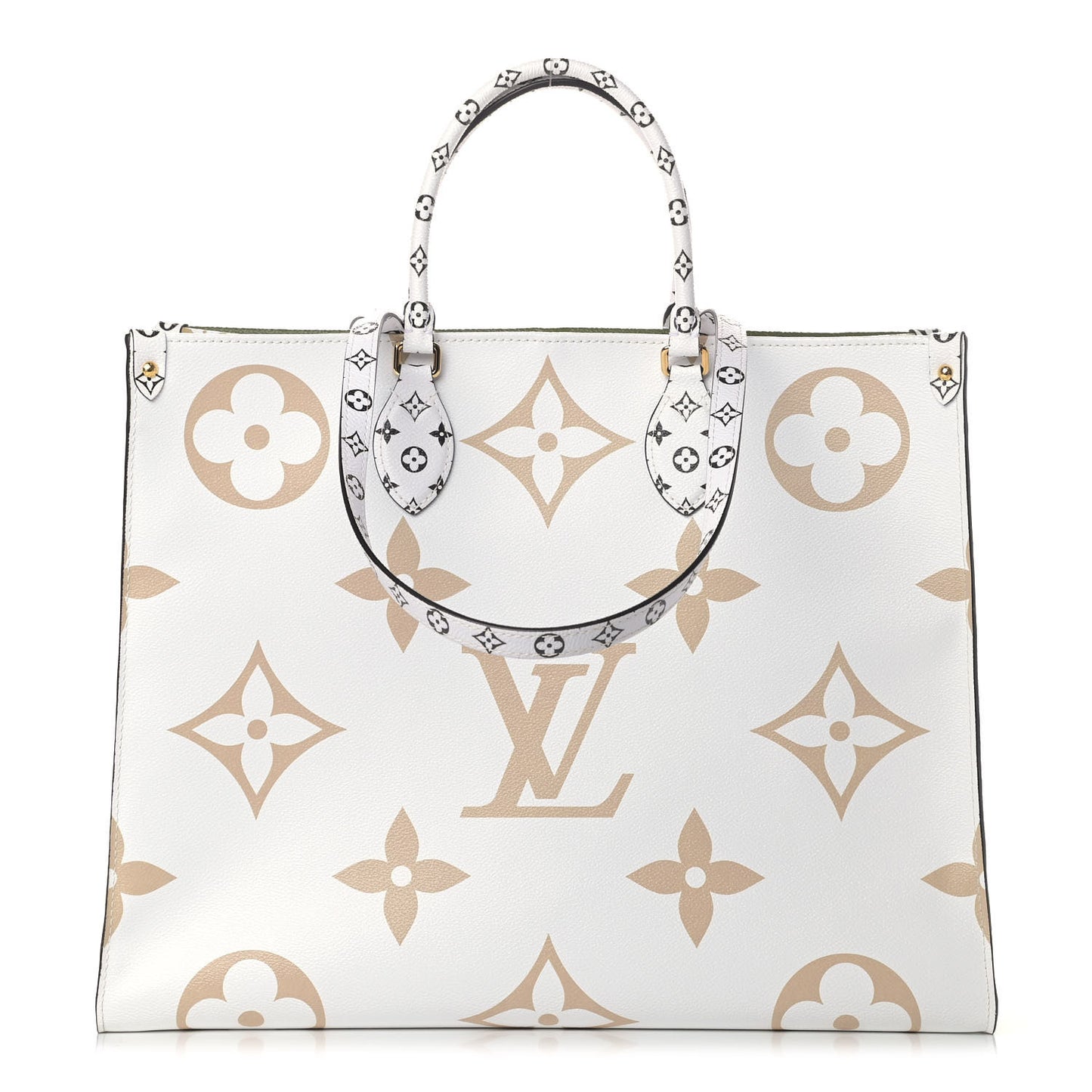 Monogram Giant Onthego GM Kaki Beige
